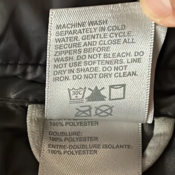 Avalanche men’s Puffer Jacket gray size large. - Image 8