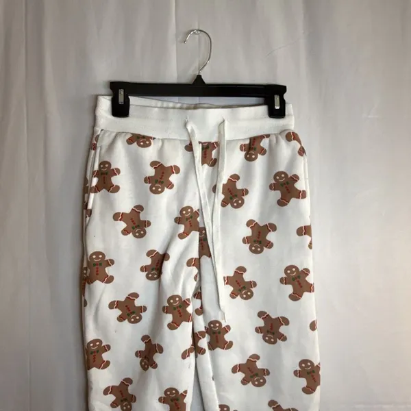 Better Together Gingerbread Print Sweatpants Size Small Preowned - Image 4