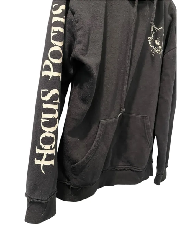 Disney Hocus Pocus Black Flame Candle Hoodie Halloween Unisex Size Small Cat - Image 6