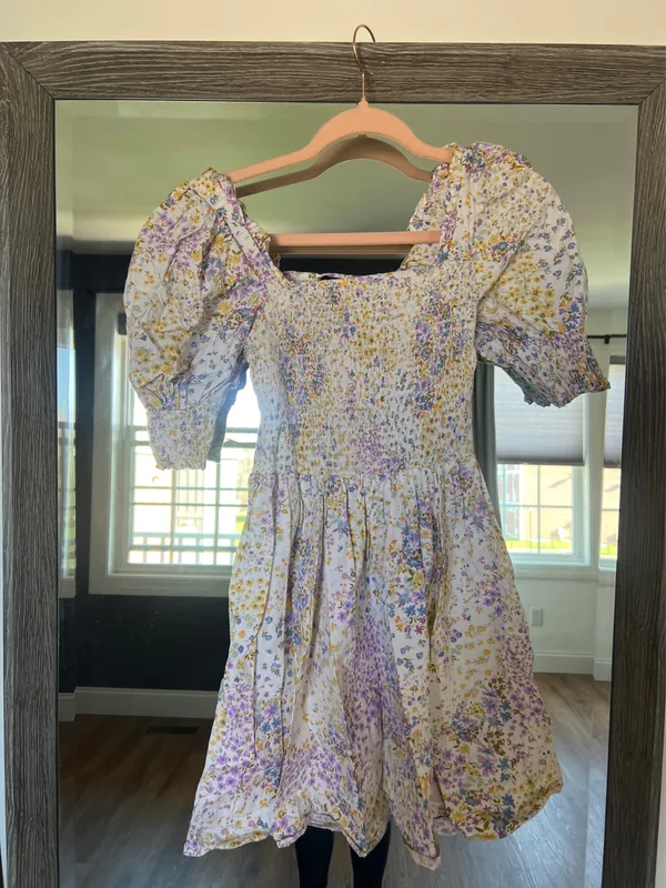 Puff sleeve sun dress Multiple - Image 2