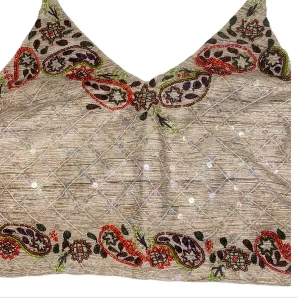 Tempesta Gruppo Italiano vintage beaded top​ - Image 6