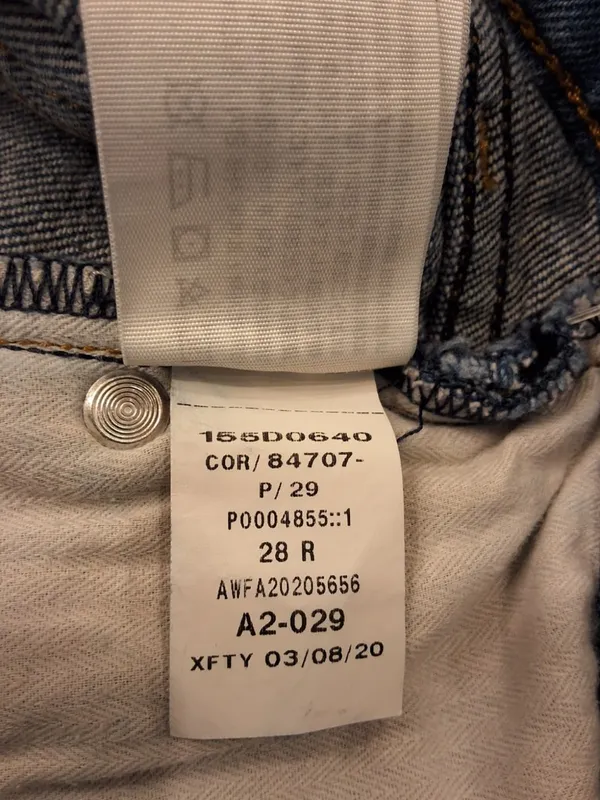 Abercrombie & Fitch The Skinny High Rise Size 28/6 Ripped Womens Jeans - Image 8