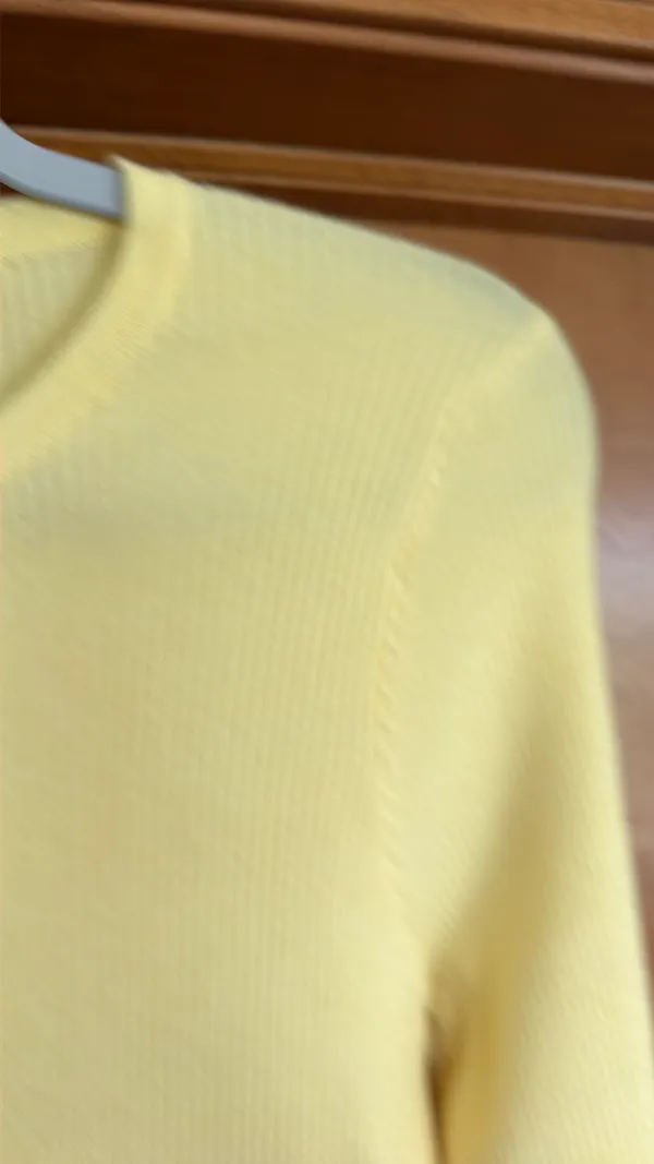 Sincerely Jules yellow button up sweater - Image 2