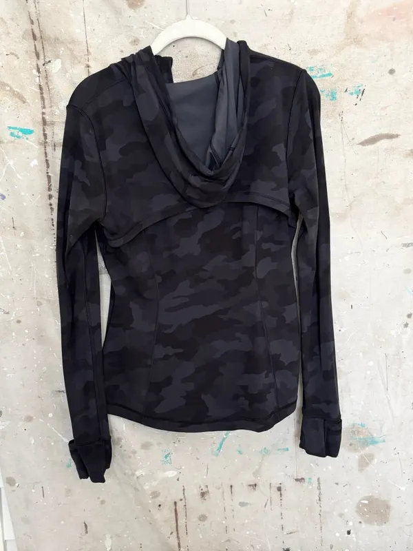 Lululemon Hooded Define Jacket Nulu, Heritage 365 Camo Deep Coal Multi - Image 4
