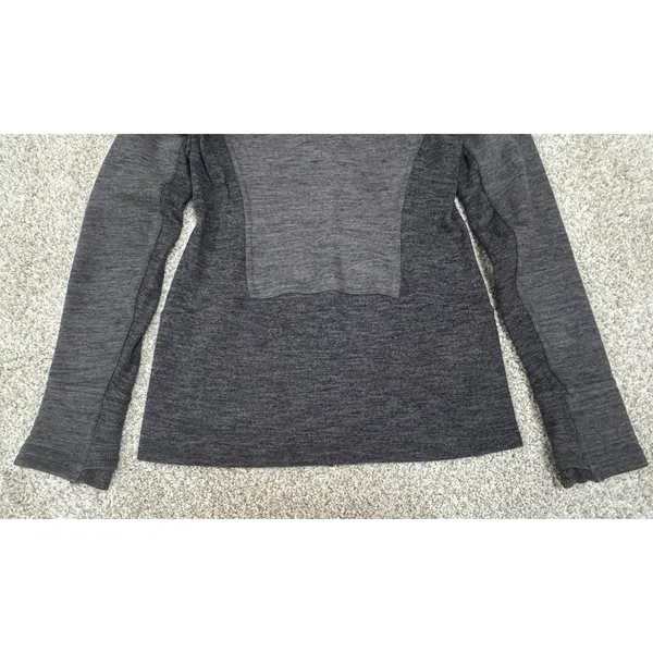 Lululemon Radiant Jacket II Heathered Core Dark Gray Full Zip Size 4 - Image 6