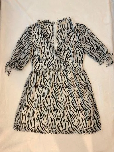Showpo Zebra Mini Dress - Image 4