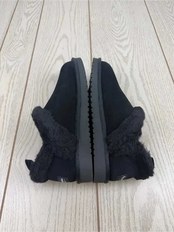 Koolaburra By UGG Women's Advay Slip-On Cozy Boots US7 Black $70 - Image 3
