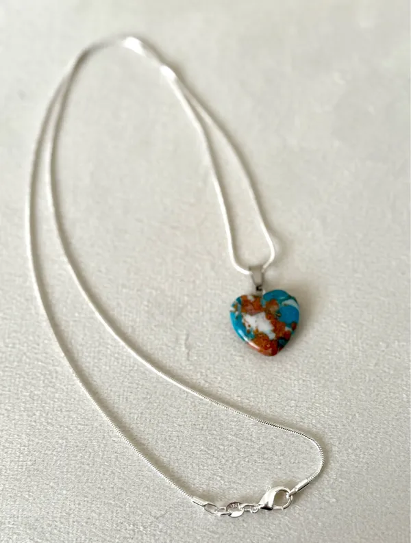 Sterling Silver Heart Necklace - Image 2