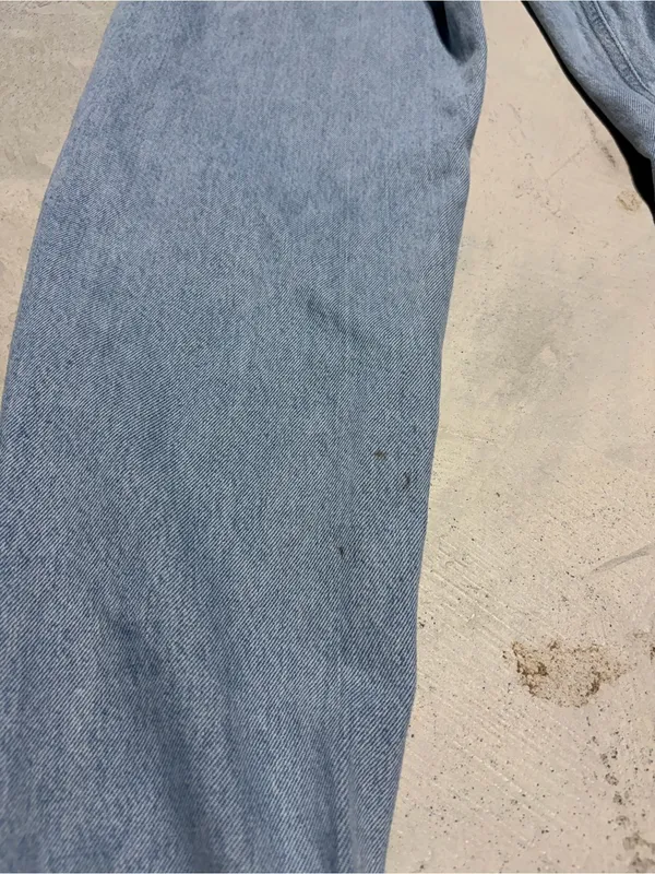 Agolde 90sLight Wash Straight Leg Jeans NEEDS REPAIR 27 - Image 12