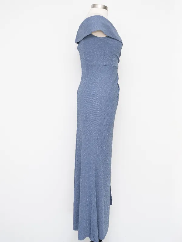 Alex Evenings -‎ Off-the-Shoulder Beaded Gown - Image 6
