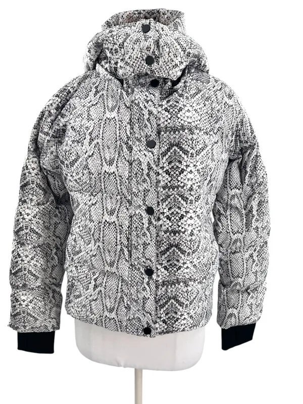Varley‎ Highland Puffer Jacket snakeskin sz XS - Image 6