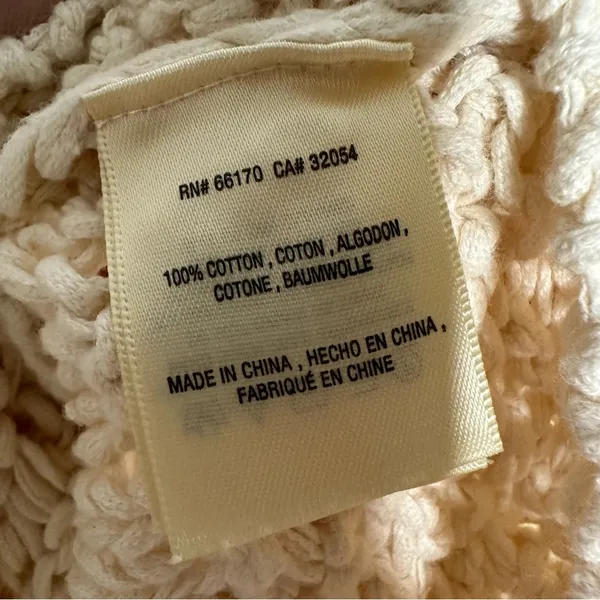 Anthropologie Akemi + Kin Cream Open Cardigan Sweater Size Small - Image 8