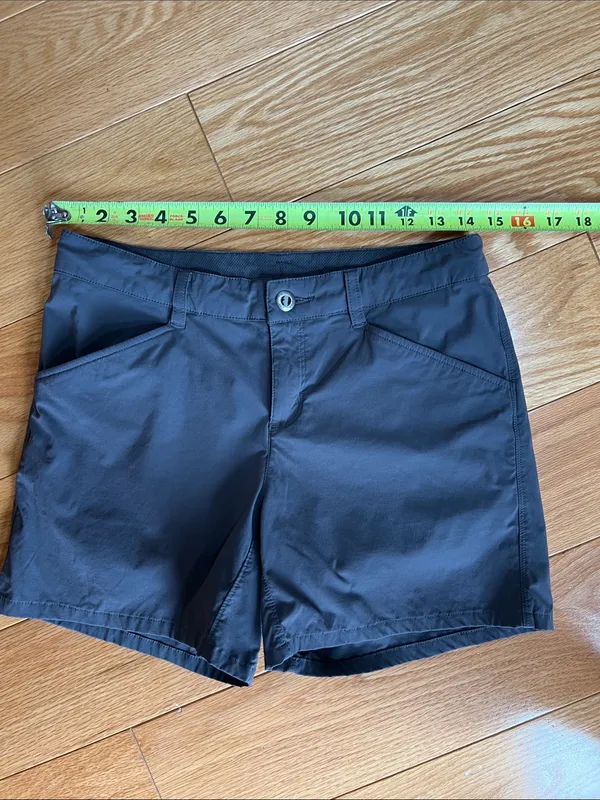 Patagonia Women's Charcoal Gray Athletic Shorts - Image 4
