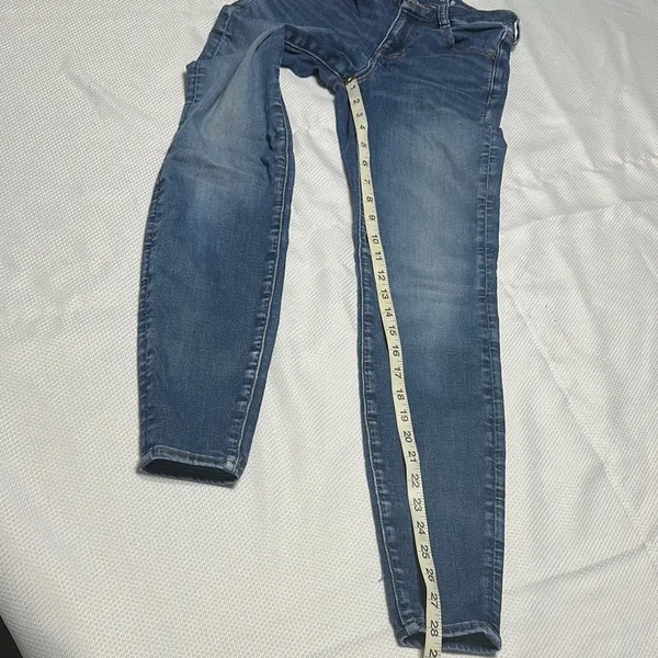 American Eagle Outfitters Blue Skinny Jeans Classic Style - Image 4