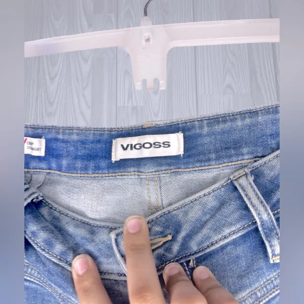 VIGOSS Women’s Straight Leg Light Wash Jeans - Image 4