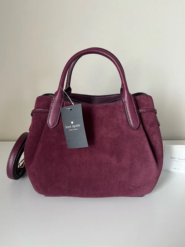 Kate Spade Dumpling Suede Small Satchel Bag - Image 3