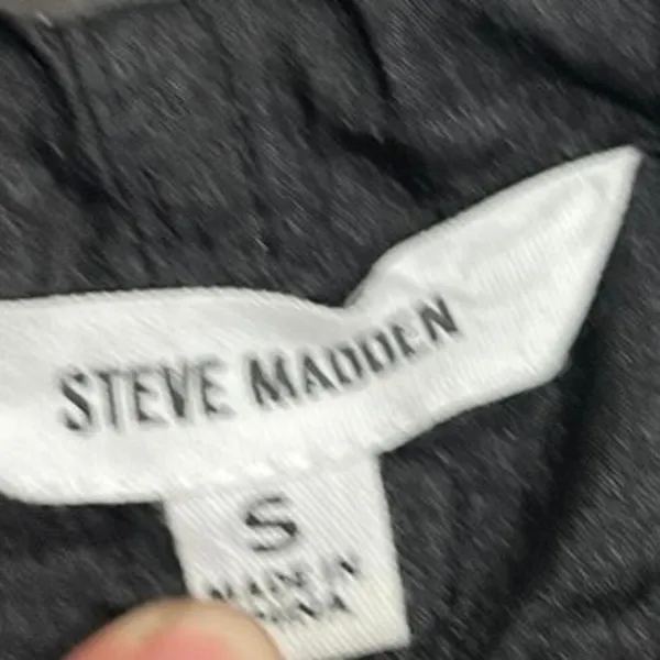 Steve Madden Larsen Parachute Lightweight Pants SZ S Crinkled Utility Baggy - Image 3