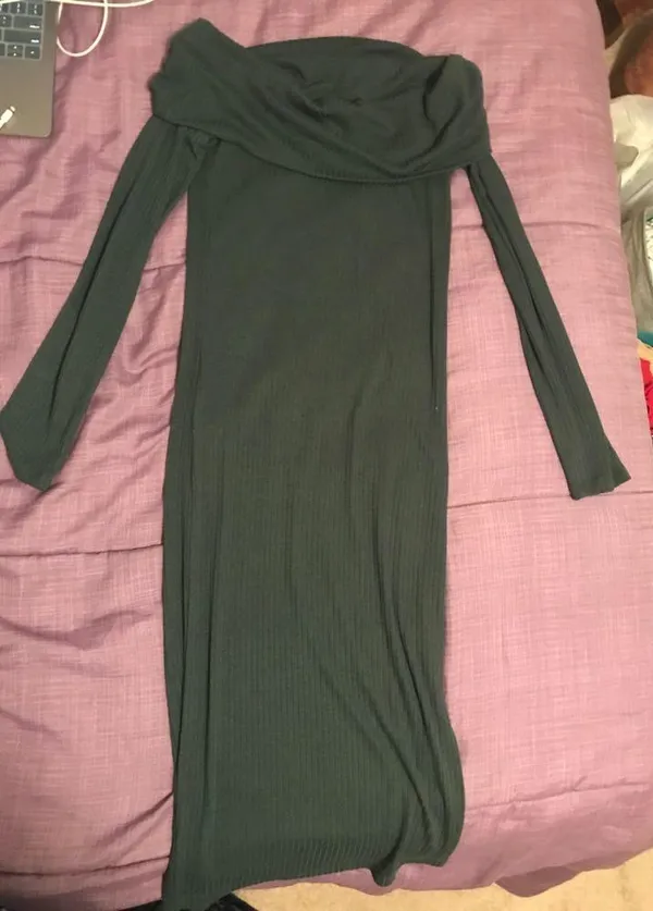 Forever 21 Green Bodycon Dress - Image 2