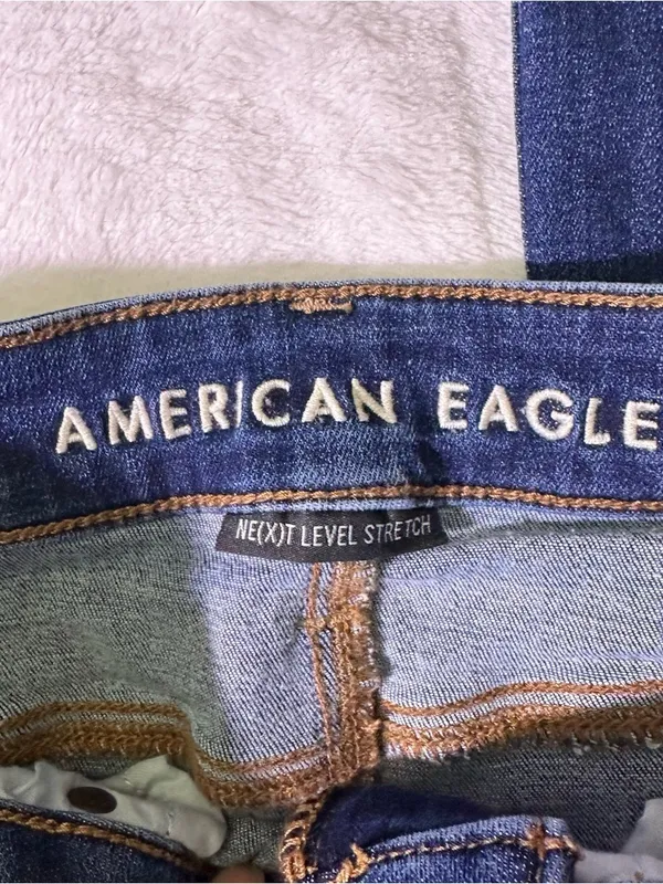 American Eagle Outfitters Women's Deep Indigo Bootcut Jeans - Image 2