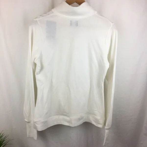 Champion White Long Sleeve Logo Print Sweatshirt M NEW - Image 3