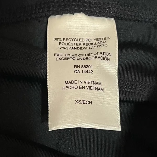NWT XS Mondetta Ladies’ Women’s High Waist Active Black Mesh Panel Leggings Activewear Sportswear - Image 7