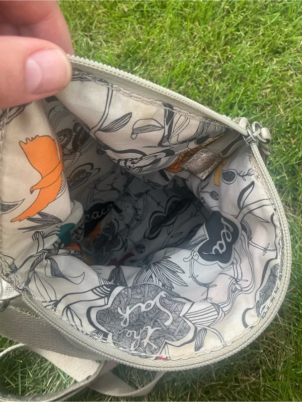 THE SAK Metallic Silver Crossbody Bag - Image 4