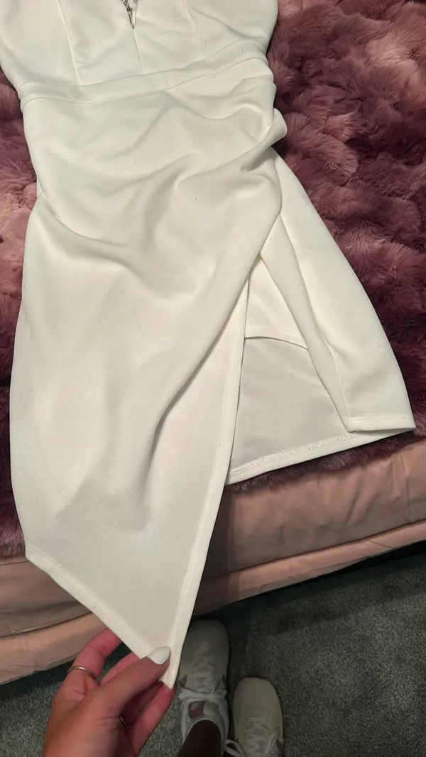 Macy's white mini dress - Image 3