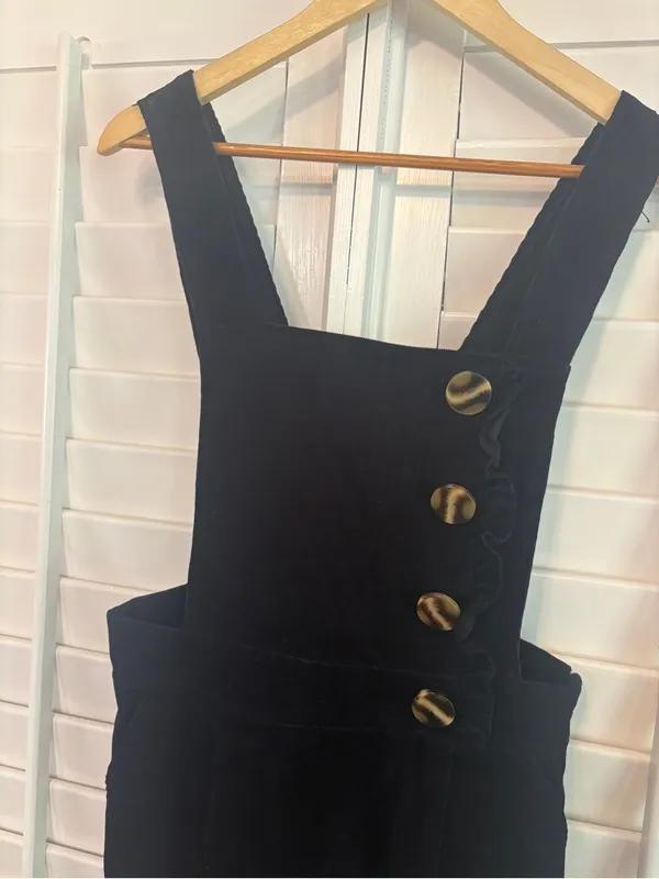Love & Piece‎ Navy Corded Jumper Dress Size Medium - Image 3