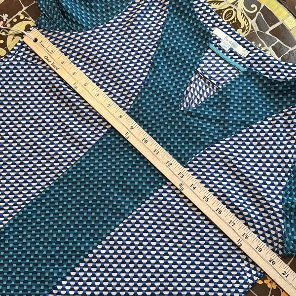 BODEN Green and Navy Printed Split - Image 5