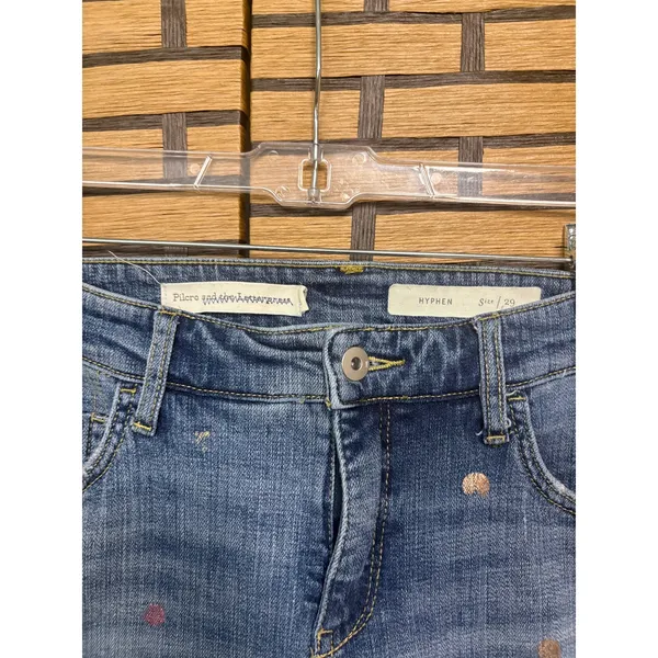 Pilcro‎ & The Letterpress Hypen Polka Dot Jeans Size 29 - Image 6