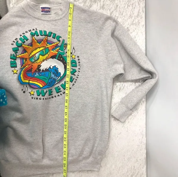Vintage 1999 Virginia Beach Music weekend crew neck sweatshirt - Image 7