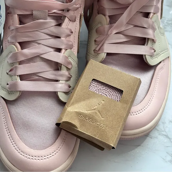 Nike AIR JORDAN 1 HIGH METHOD OF MAKE Pink Oxford Size 8.5 Women’s - Image 11