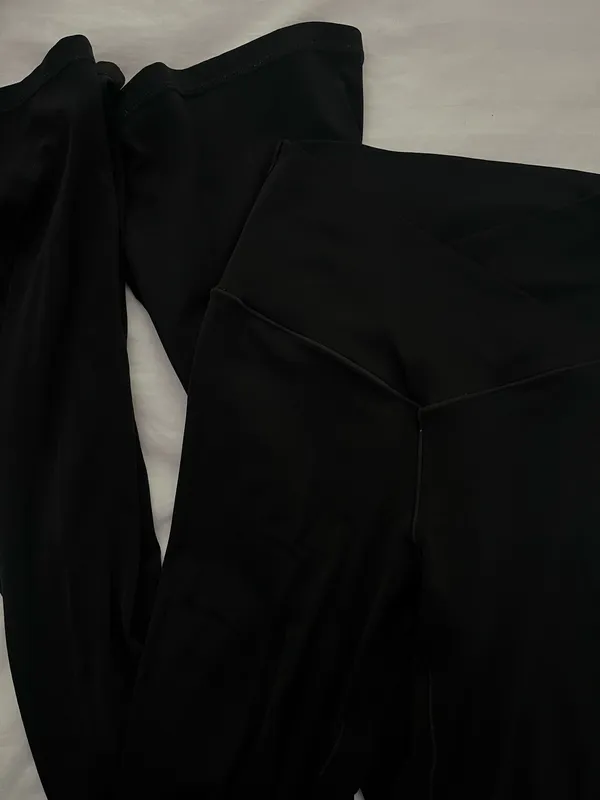 Aerie Flare Crossover Leggings - Image 2