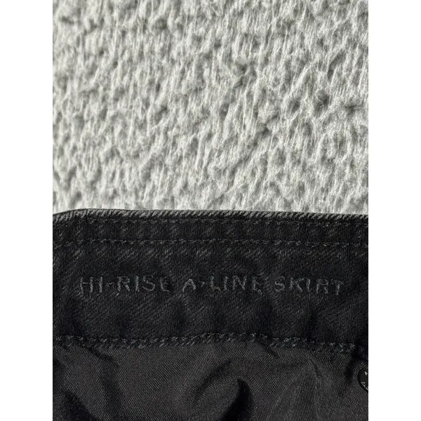 American Eagle‎ Skirt Women 6 High Rise A Line Button Front Denim - Image 9