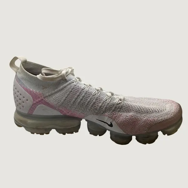 Nike Air VaporMax Flyknit 2 White Rust Pink Running Shoes 942842-102 Womens 10.5 - Image 3