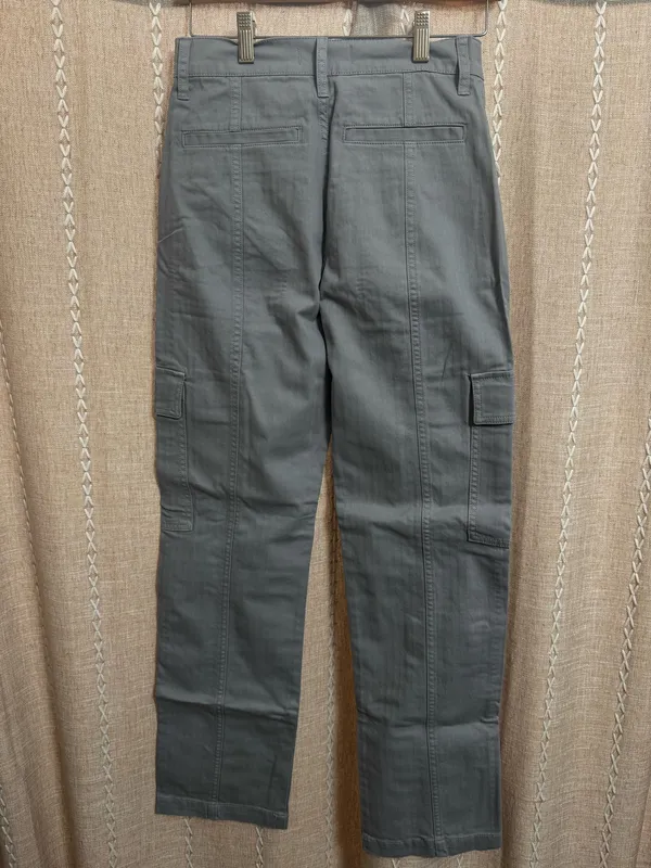 Madewell Grey 90’s Straight Cargo Pant 25 - Image 4