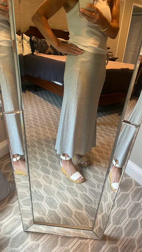 Aerie Gray Skirt - Image 2