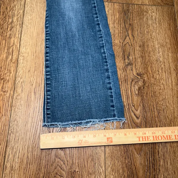 Levi's Classic Bootcut Jeans Medium Wash Raw Hem Womens Size 4 27x29 - Image 8