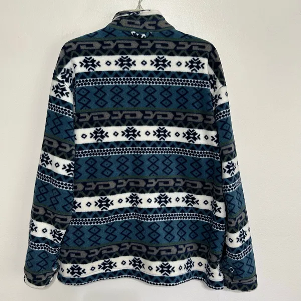 Vintage Northern Reflections Nordic Fleece Jacket L - Image 2