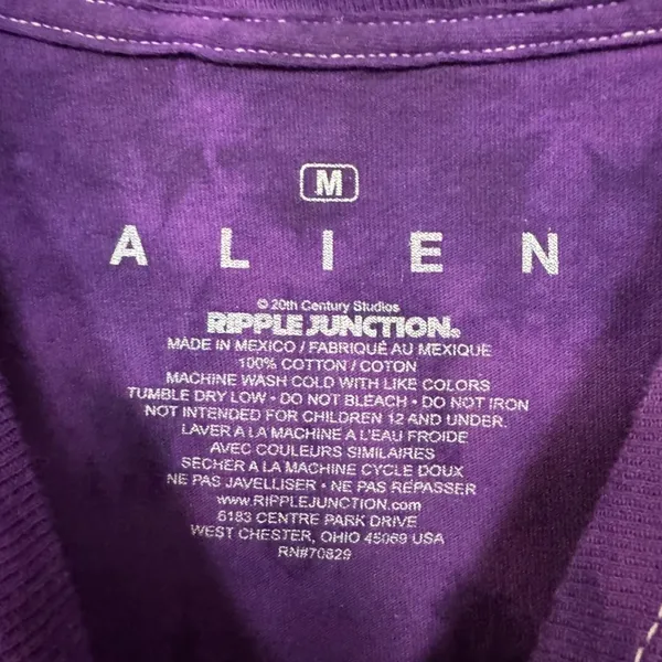 Alien Xenomorph In Space No One Can Hear You Scream Tie Dye M - Image 4