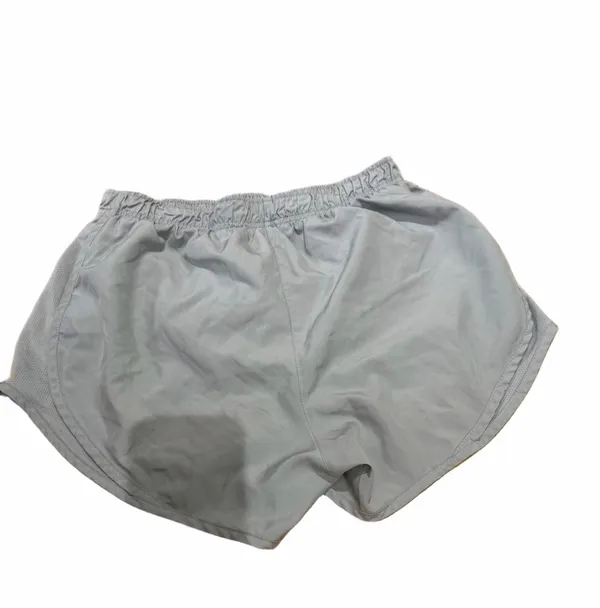 Nike Women's Pale Gray Athletic Running Shorts - Image 3