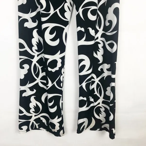 Flirt Pink Women's High Rise Floral Pants Juniors XL - Image 9