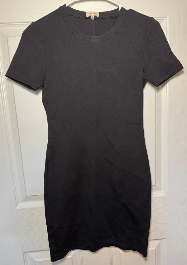 Aritzia Homecoming Little Black Dress Bodycon Size 2 Mini - Image 2