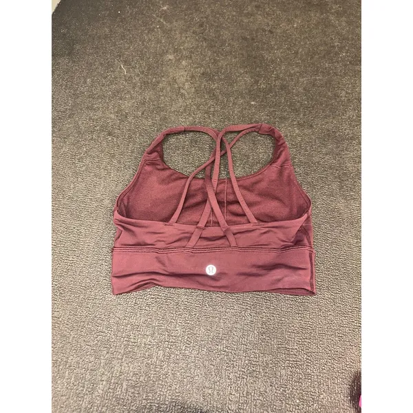 Lululemon burgendy sports bra - Image 3
