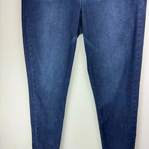 Democracy Ab Solution Womens Plus Skinny Jeans Sz 16 Dark Wash Stretch Denim - Image 6