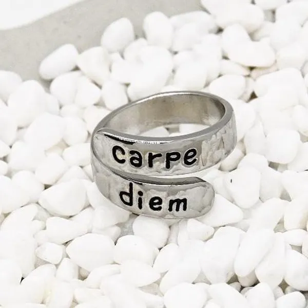 Carpe Diem Ring Silver - Image 4