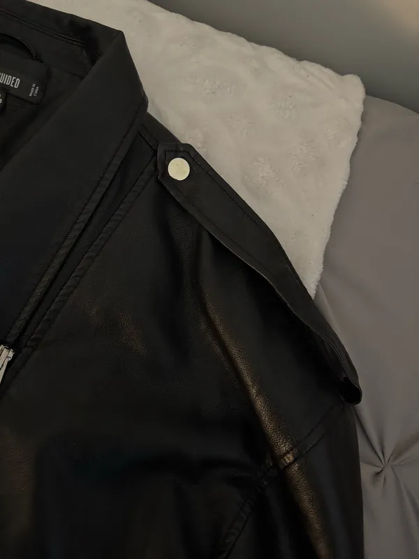 Missguided Faux Leather Jacket - Image 7