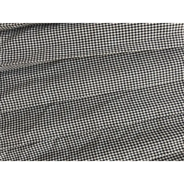 VTG Susan Bristol Black White Houndstooth Pleated Skirt Size 14 Preppy Academia - Image 9