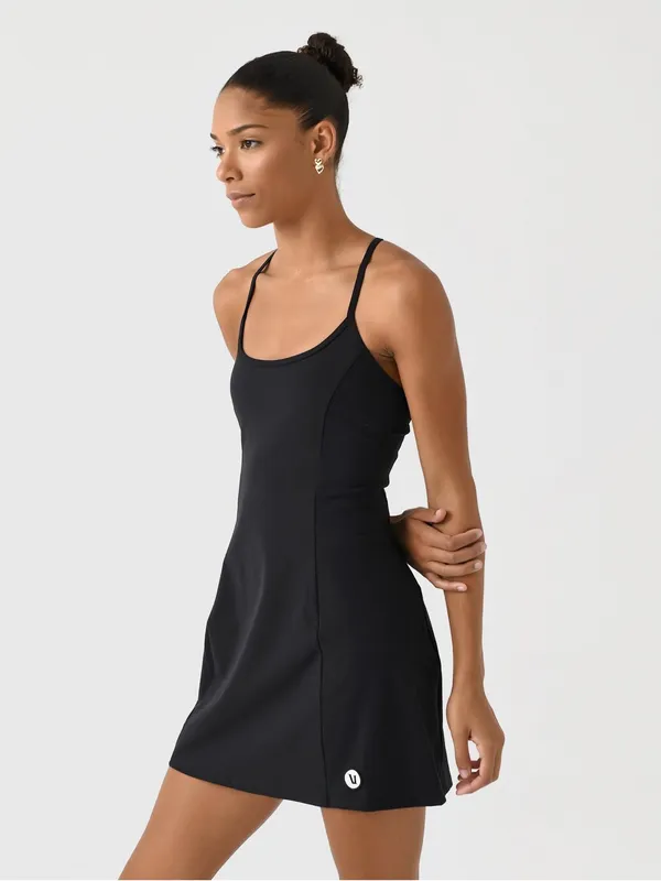 Vuori‎ One Shot Tennis Dress Black Size XL - Image 5