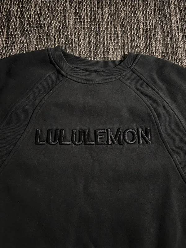 Lululemon Scuba Oversized Pullover *Wordmark SPELLOUT Small - Image 3